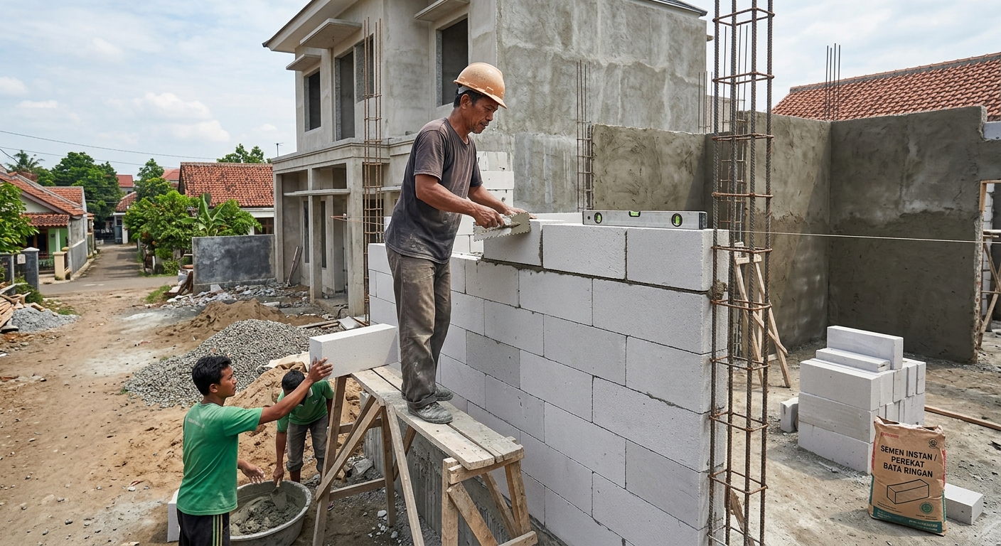 Bata Ringan untuk Pembangunan Rumah